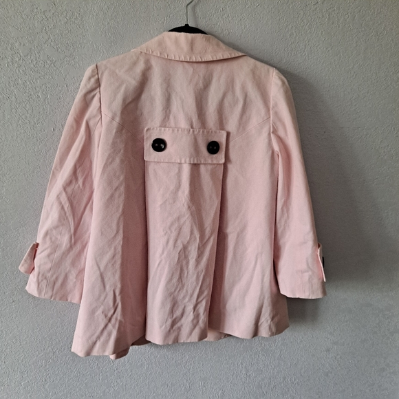 Tahari by Arthur S. Levine Pink Peacoat - Picture 9 of 9